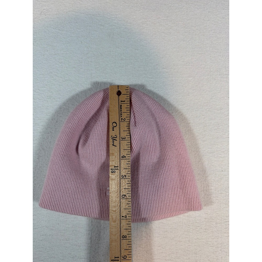 Kangol Beanie Hat Pink Knit Embroidered Kangaroo Logo Streetwear Winter Cap - Picture 5 of 5